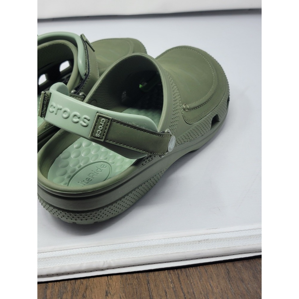 Crocs Yukon Vista II LiteRide Clogs Men Green Size 11 New with Tags - Picture 5 of 10